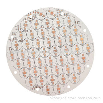 Aluminum PCBs with White Solder Mask Color, and 1.6m Board Thickness Double SidedNew